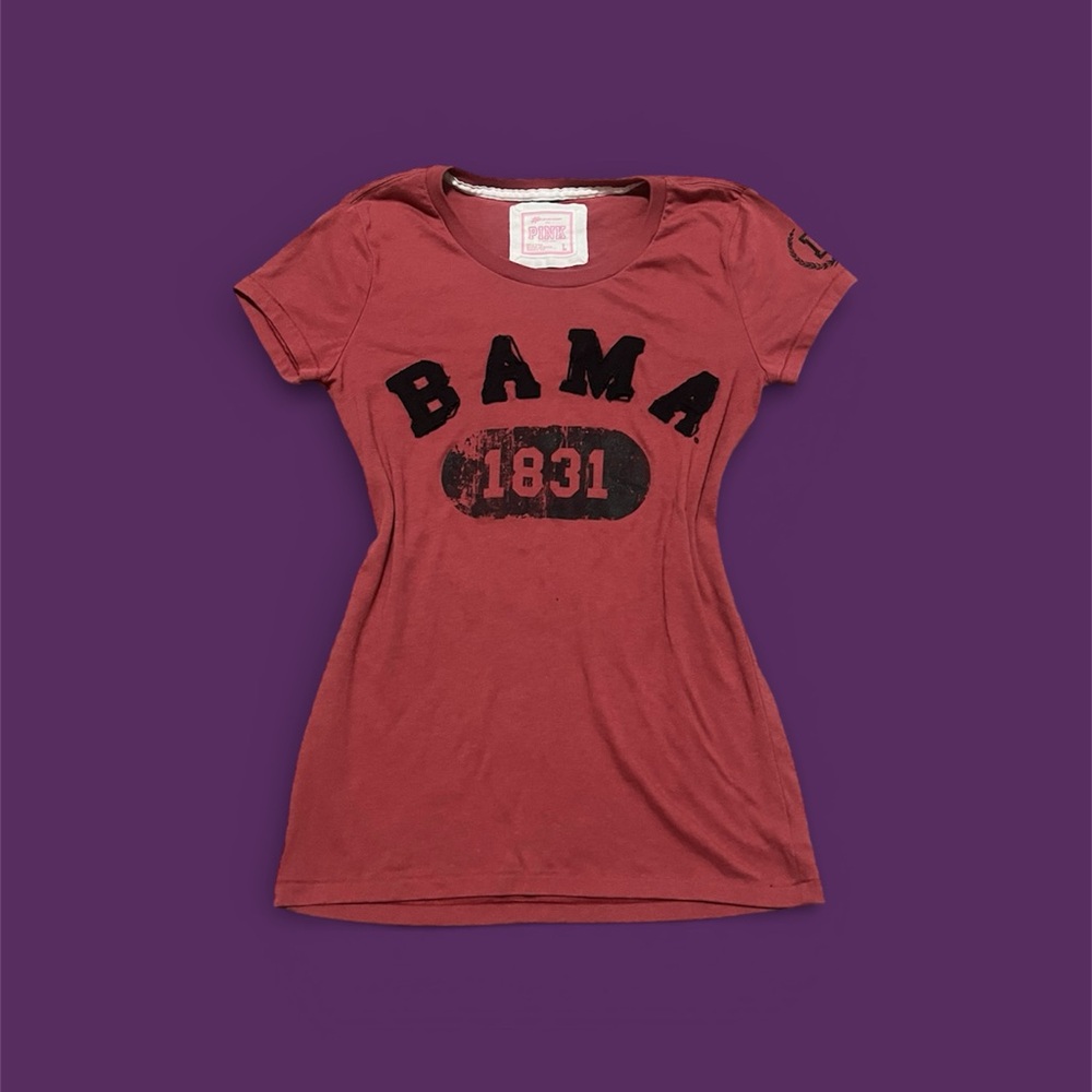 PINK BAMA red graphic tee size women’s L